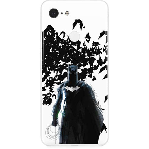 DC Comics Batman Holding batarang Art Google Pixel 3 Skin
